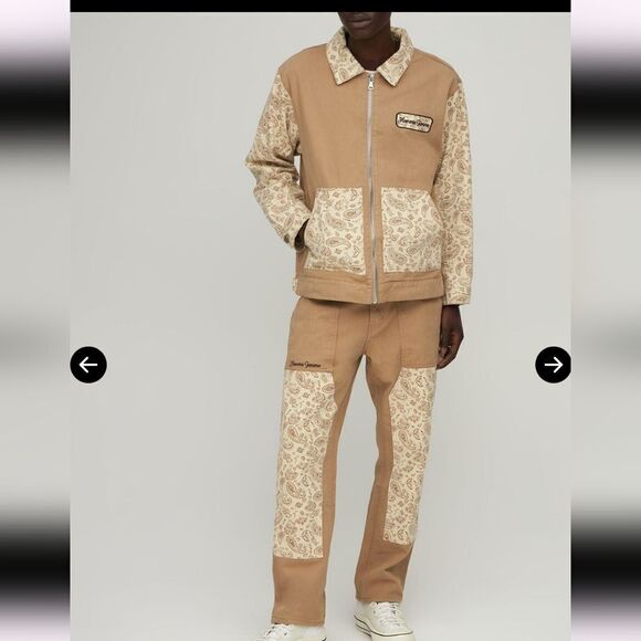 Homme + Femme PAISLEY WORK JACKET - Picture 8 of 13